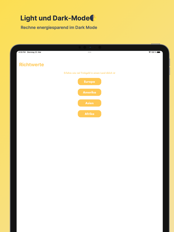Trinkgeld World plus
