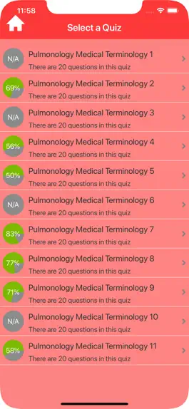 Game screenshot Pulmonology Medical Terms Quiz apk