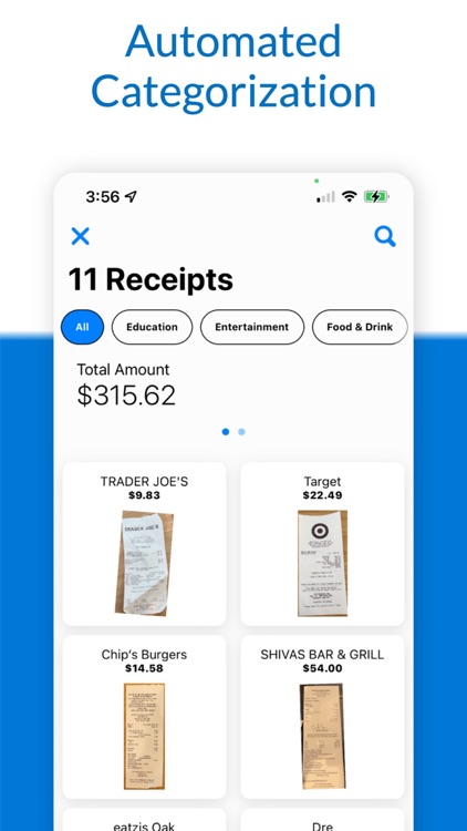 Capture: Receipt Tracker