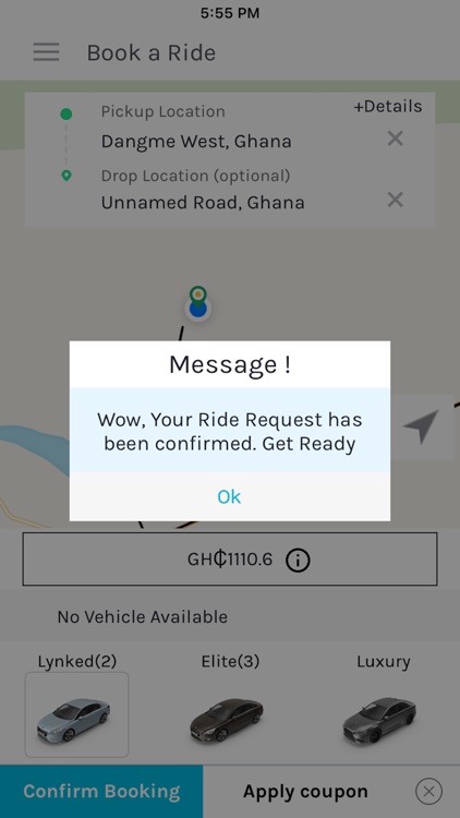 Lynked: Request a ride