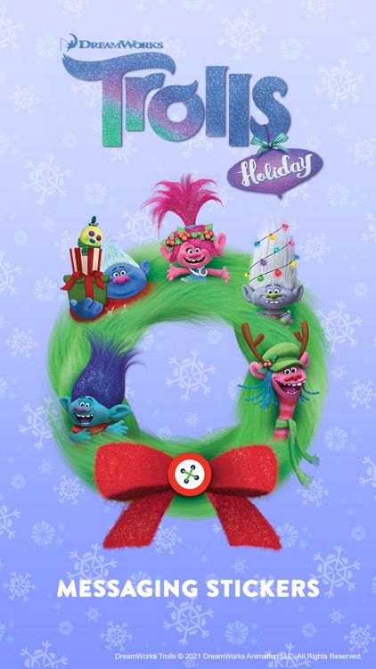 Trolls Holiday Stickers