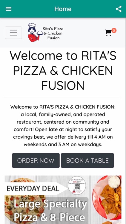 RITA'S PIZZA & CHICKEN FUSION screenshot-4