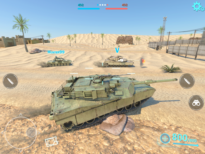 Tanks battlefield PvP Battle