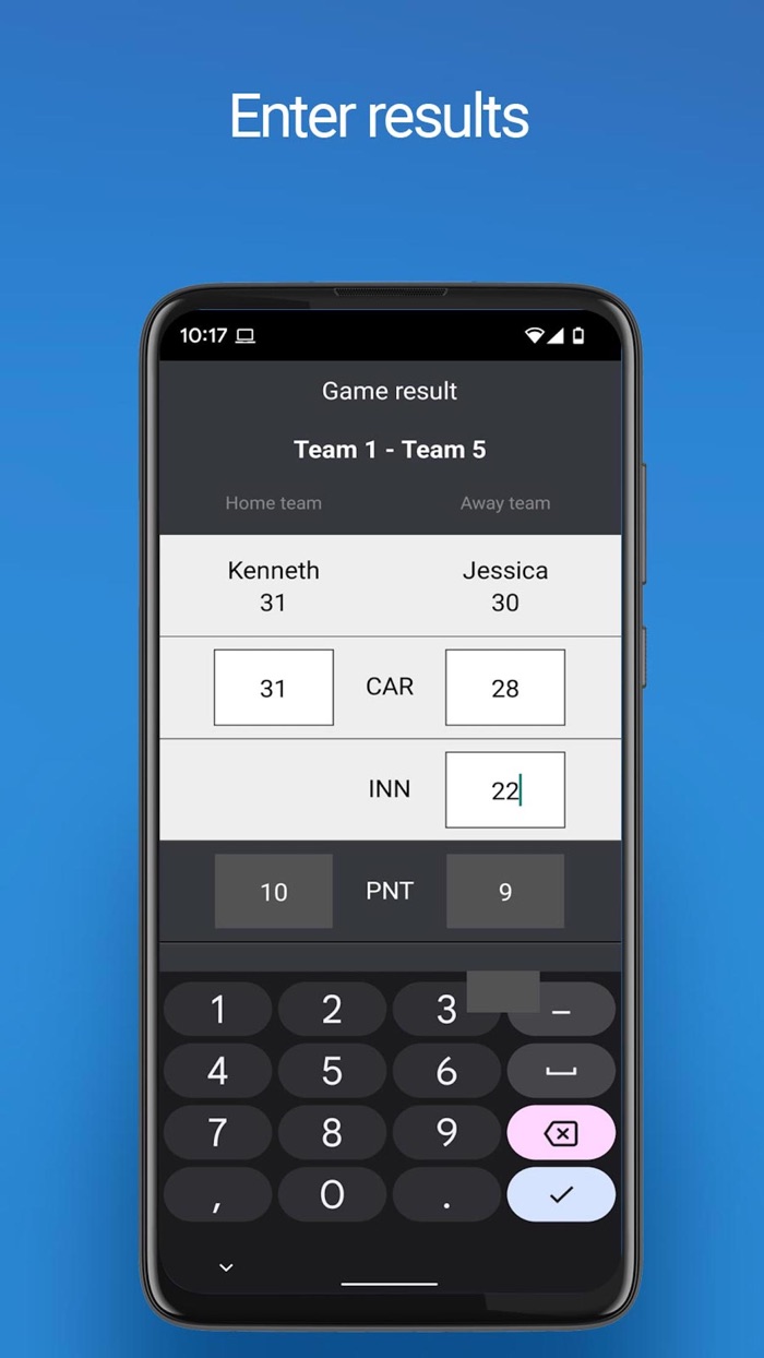 Billiardteams Team Captain
