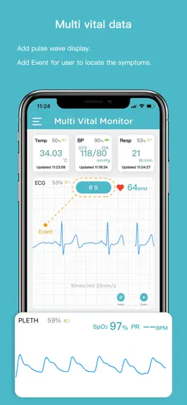 Game screenshot Multi Vital Monitor apk