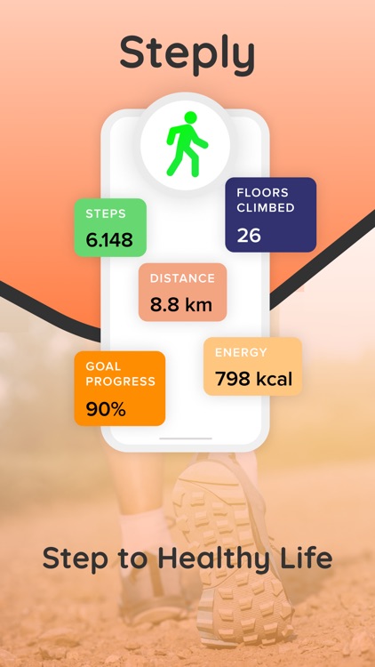 Steply: Step Counter & Tracker screenshot-0