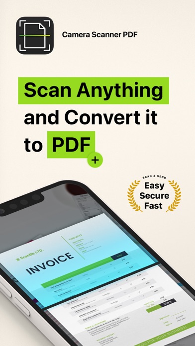 Camera Scanner - PDF Screenshot