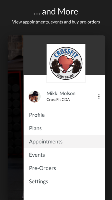 CrossFit CDA Screenshot