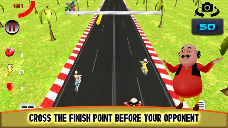 Motu Patlu Bike Racing Game screenshot-0