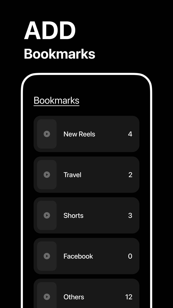 Saver App Save Video Bookmark