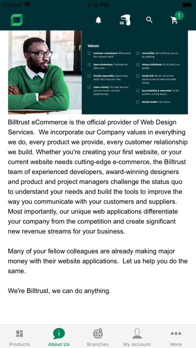 Billtrust Webstore screenshot 3