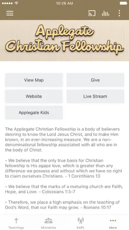 Game screenshot Applegate Christian Fellowship hack