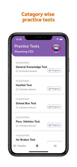 Game screenshot Wyoming CDL Practice Test mod apk