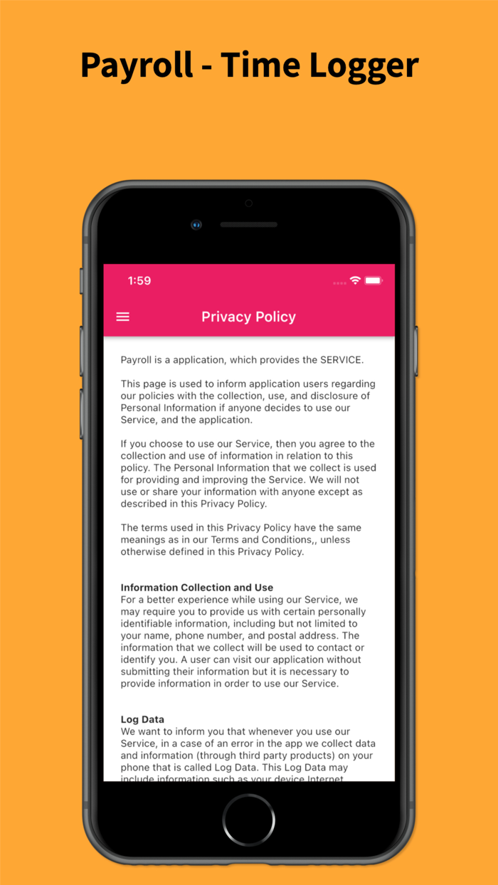 Payroll -Time Logger