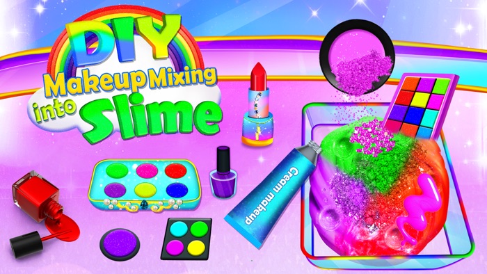 Makeup slime Making