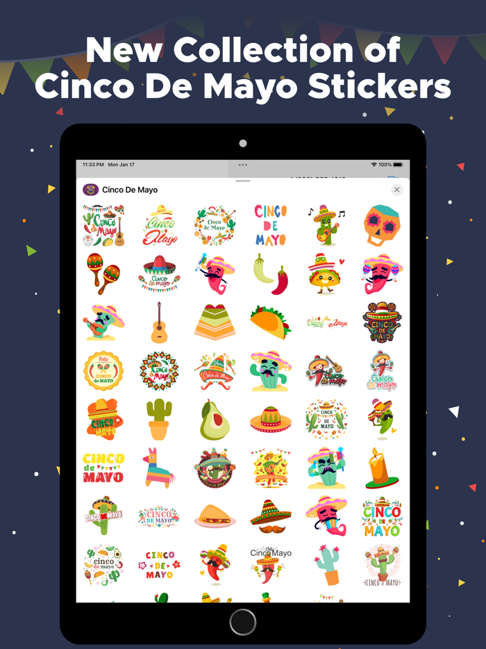 Cino De Mayo Stickers