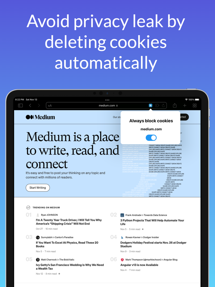Cookie Blocker Extension