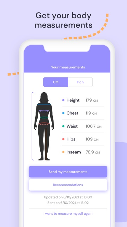 Sizer – Body Measurements screenshot-4