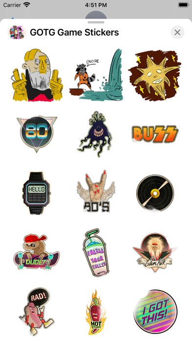 GOTG Game Stickers screenshot 3