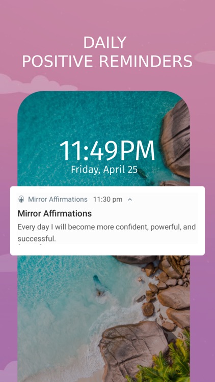 Mirror Affirmations- Reminders screenshot-3