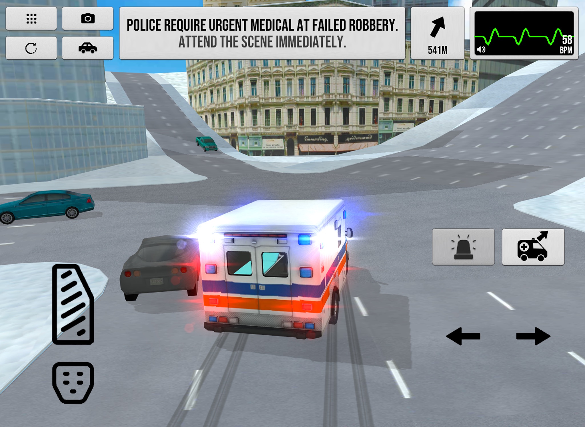 Ambulance Driving - Car Doctor screenshot 3