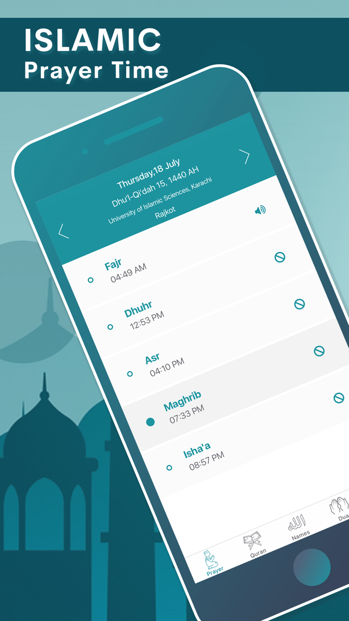 Muslim Quran Azan Prayer Duas
