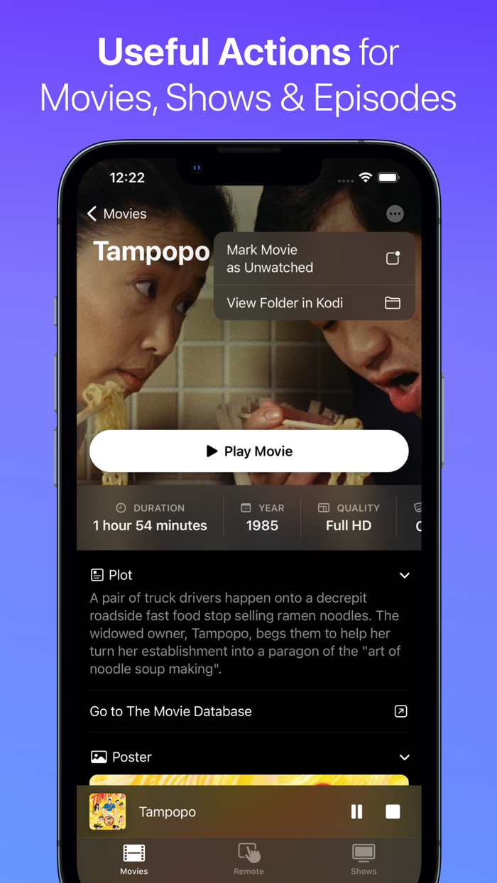 Unofficial Kodi Remote