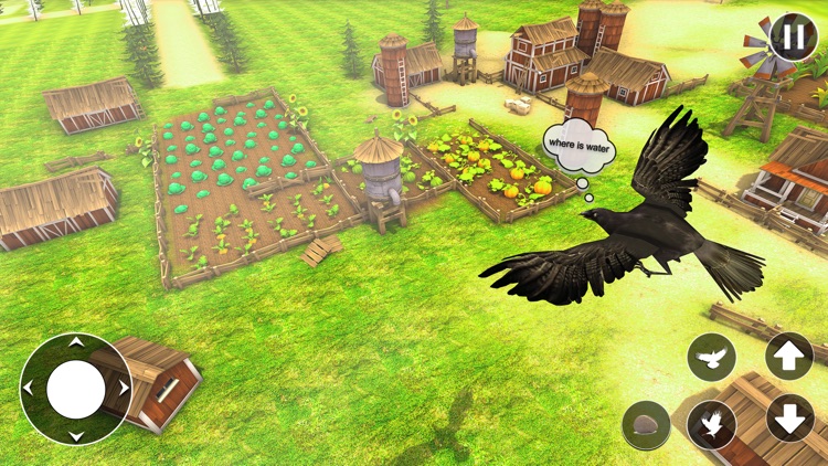 Amazing Crow Sim Bird Games screenshot-4