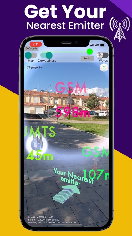 EMF Cell Towers Detector screenshot-7