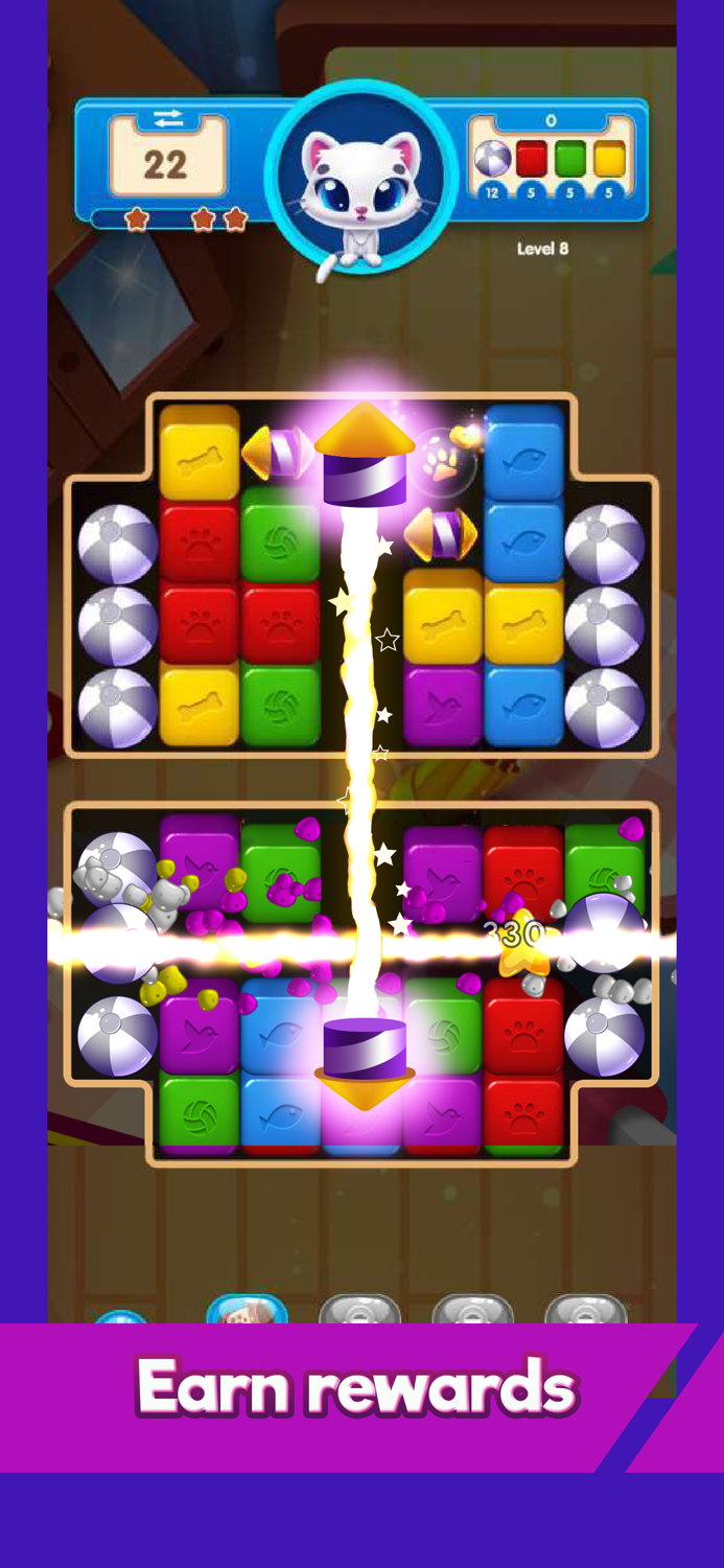 Block Crush Bubble Saga Land