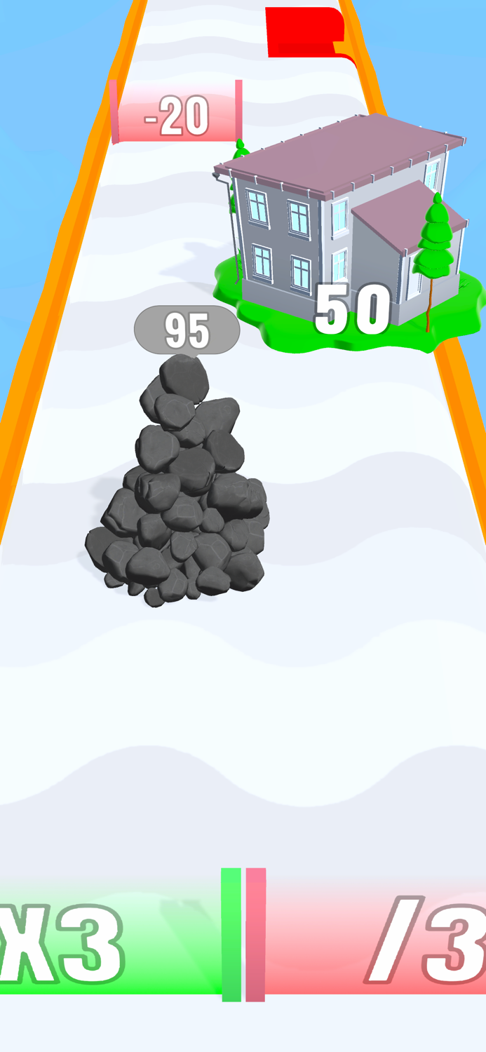 Rocks Rush 3D