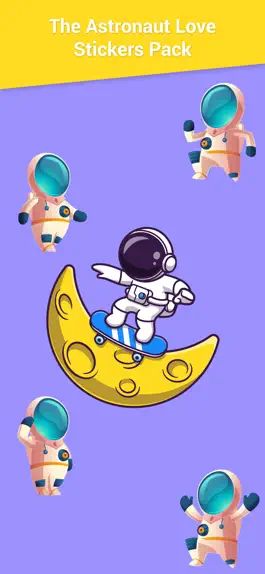Game screenshot The Astronaut Love Stickers mod apk