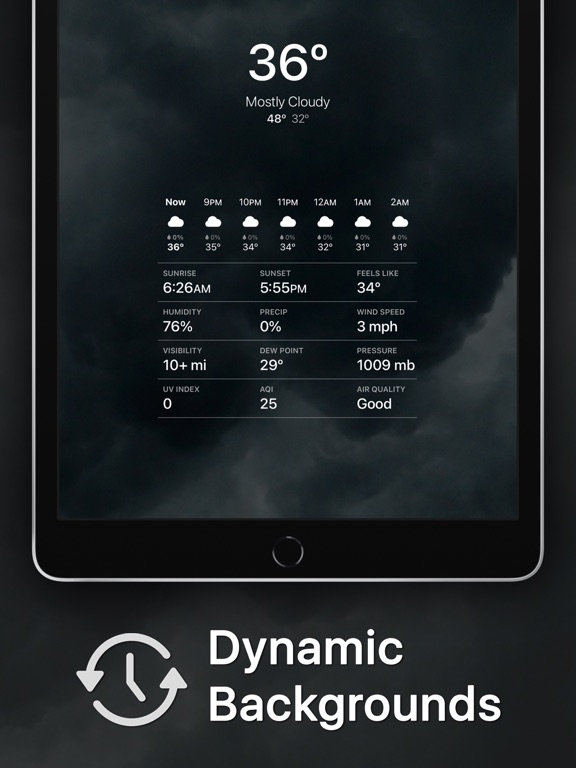 Outside - weather at a glance Screenshots