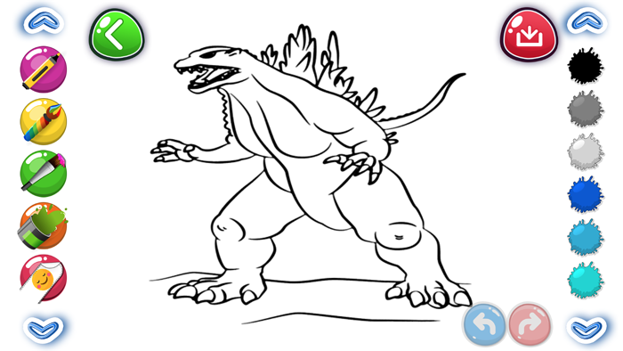 gazela coloring and puzzle