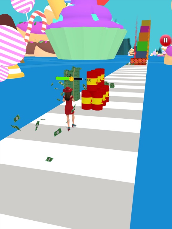 Money Girl Run 3D screenshot 2