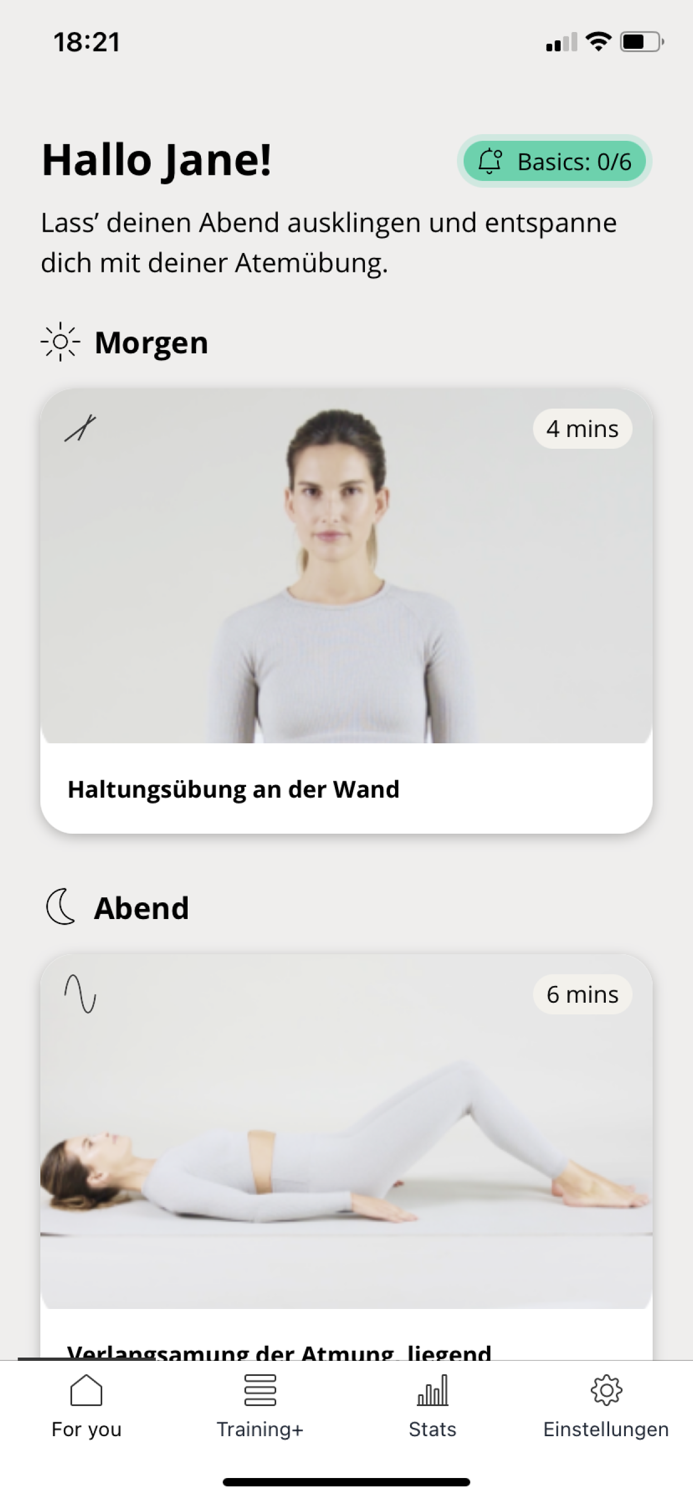 Qur - Individuelle Atemübungen