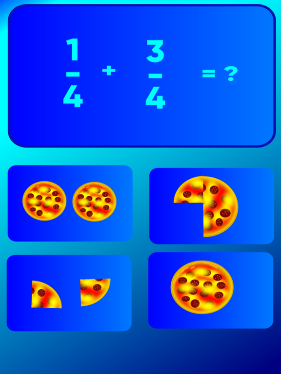 Breuken 1, rekenen met pizza's screenshot 14