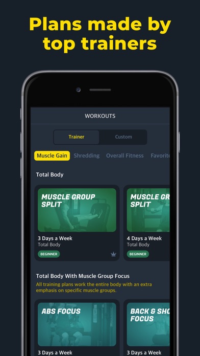 Workout: Gym Workout Planner Hack screenshot 8 - app app interface