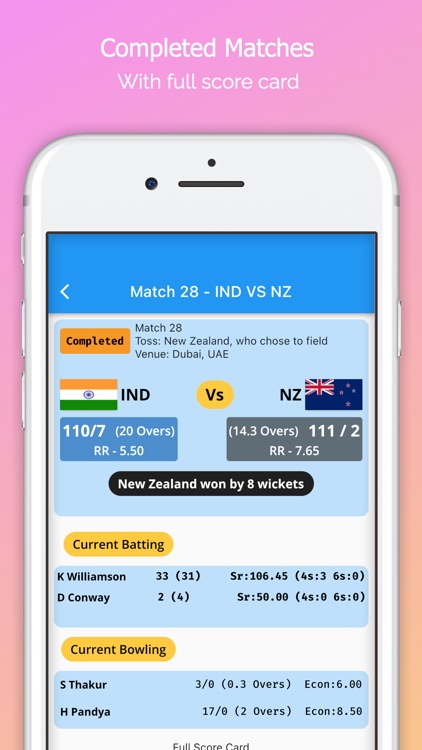 T20 WC Companion App