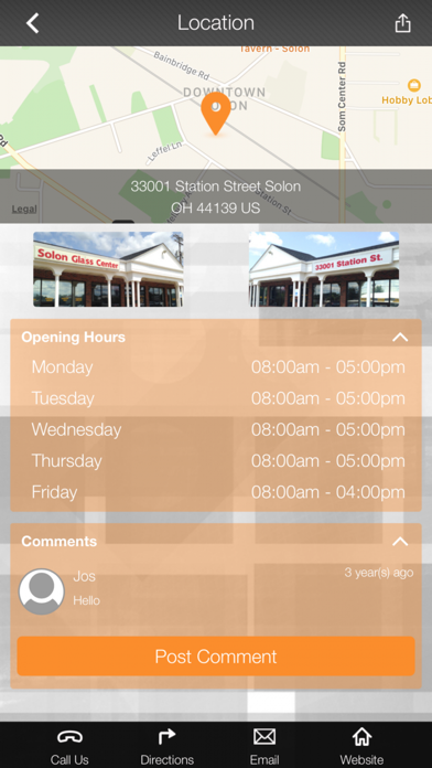 Solon Glass Center screenshot 4