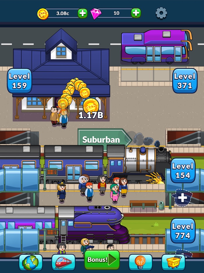 Idle Transport Trains