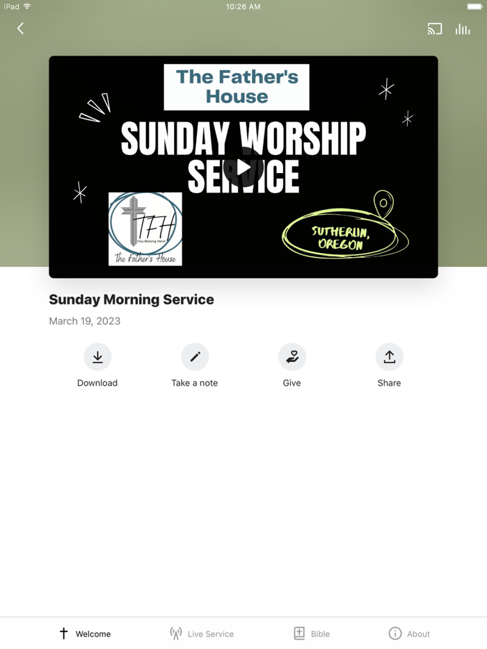 The Fathers House INT.