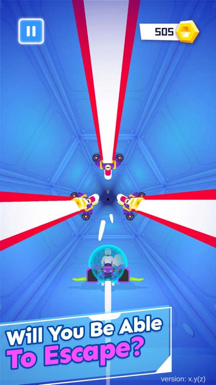 Cyberbike: space tunnel screenshot-5