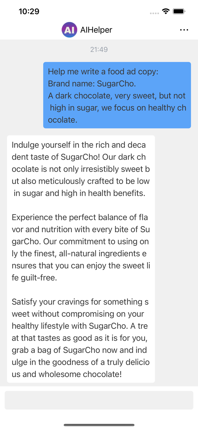 AI Helper Chat - Robot