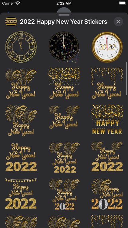 2022 Happy New Year Stickers screenshot-7