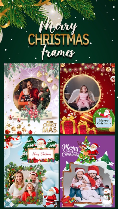 クリスマスフレームグリーティングカード Iphoneアプリ Applion