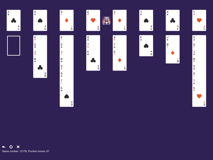 Purrfect Solitaire - FreeCell screenshot-3