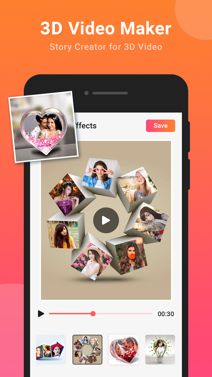 3D Video Maker - Video Editor