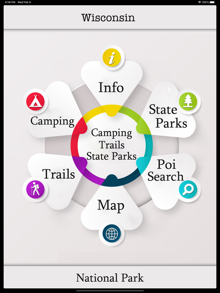 Wisconsin-CampingTrails,Parks