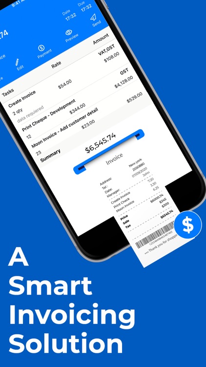 Simple Easy Invoice Maker Moon